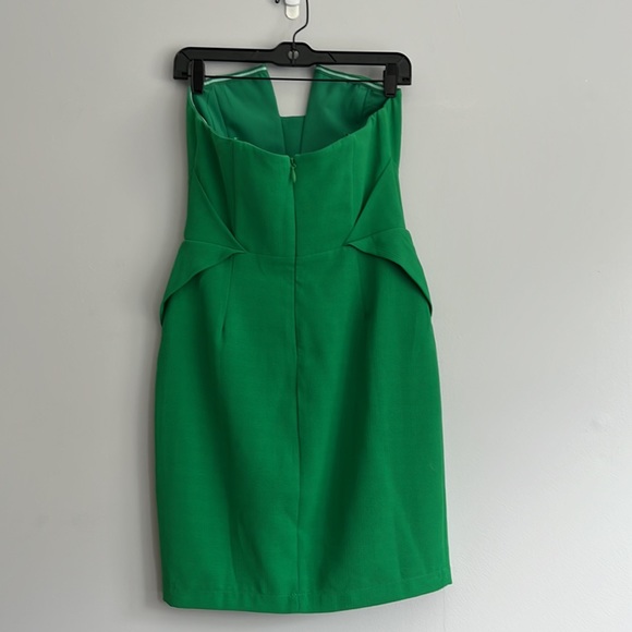 2009 Strapless Mini Sheath Adelyn Rae Dress Womens S 4 6 Vintage Y2K Green - Picture 3 of 14